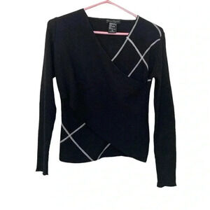 Chiaramente unique design, Italian sweater, 50% Merino/ 50%  acrylic.